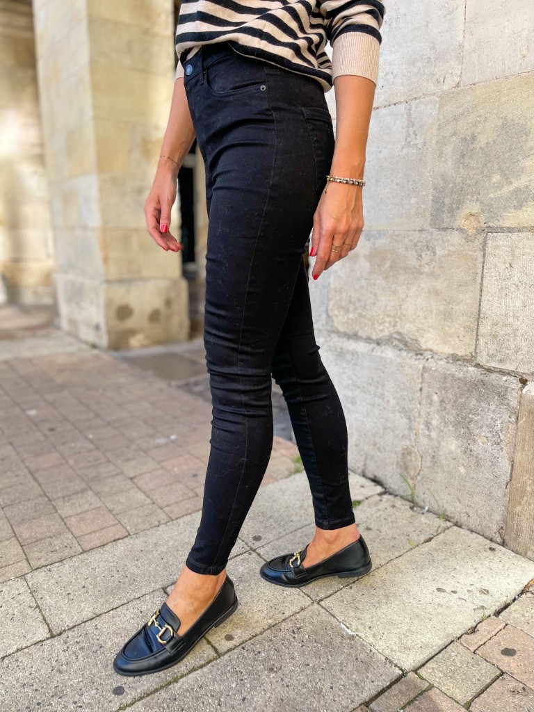 Sophia pantalon slim noir