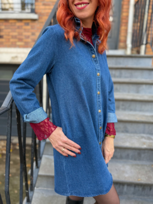 Louise robe en jean