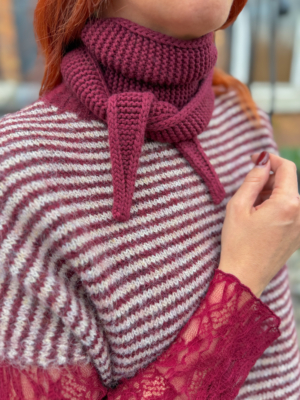 Echarpe cachemire laine bordeaux