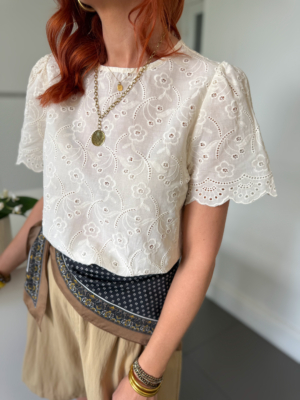 Donia blouse dentelle