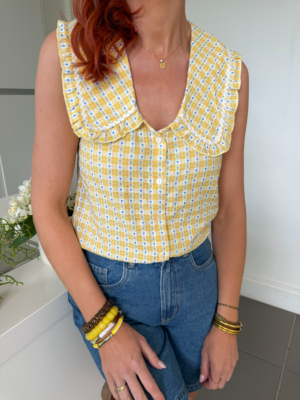 Coralie blouse jaune