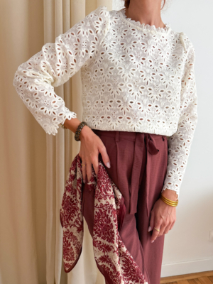 Julie blouse dentelle