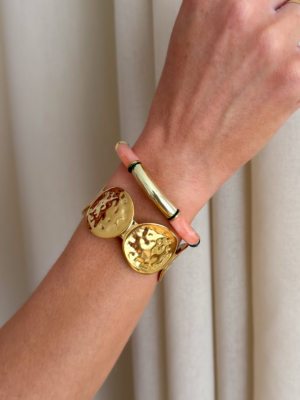 Ensemble de 2 bracelets rose