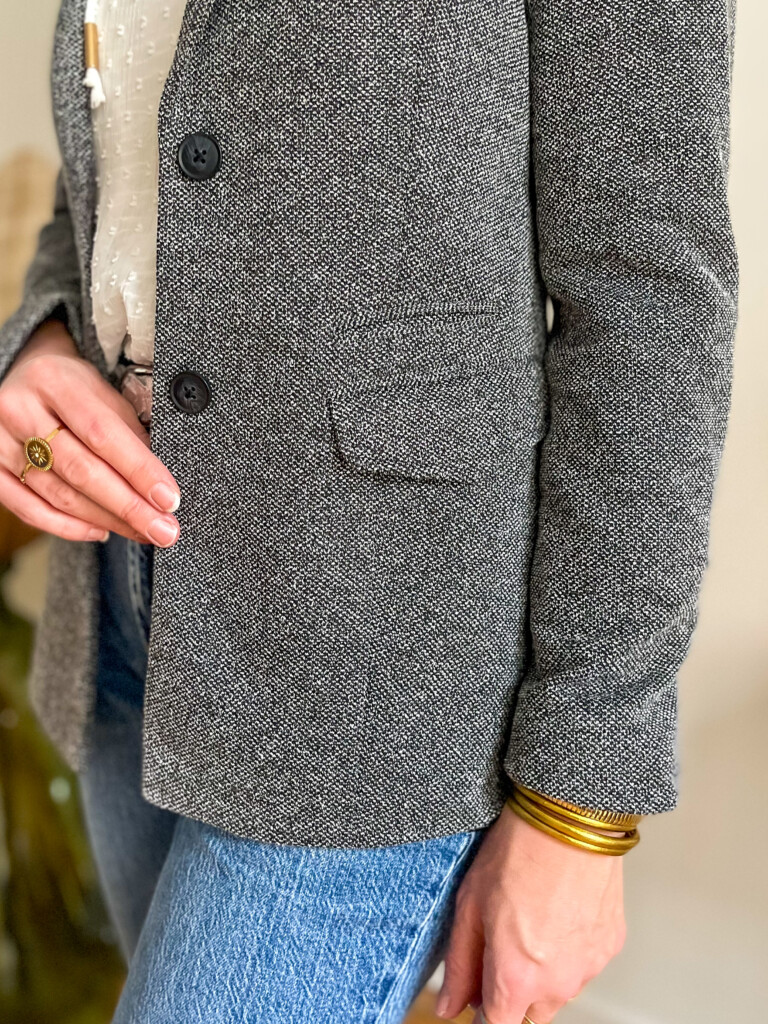 Karly blazer gris chiné