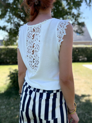 Zac top blanc