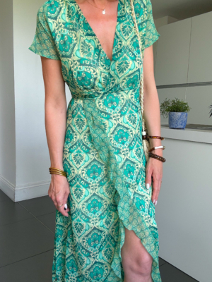 Lalie robe longue asymétrique
