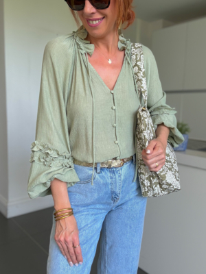 Margaux blouse sauge