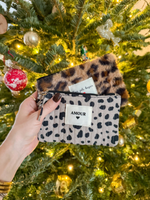 Pochette tissu amour