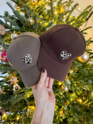 Casquette cœur chocolat