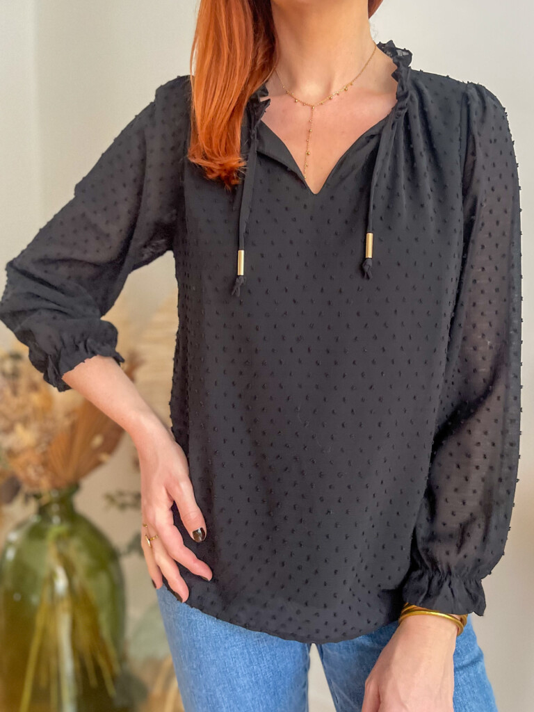 Mia blouse noire
