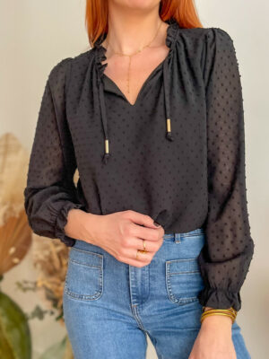 Mia blouse noire