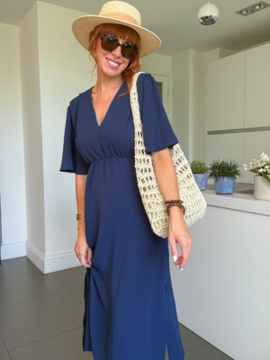 Laurene robe marine