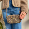 Petit sac daim léopard