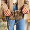 Petit sac daim léopard