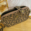 Petit sac daim léopard
