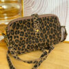 Petit sac daim léopard