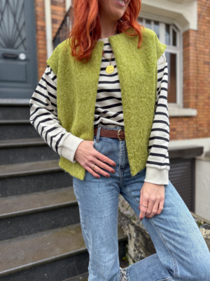 Zac veste texturée olive