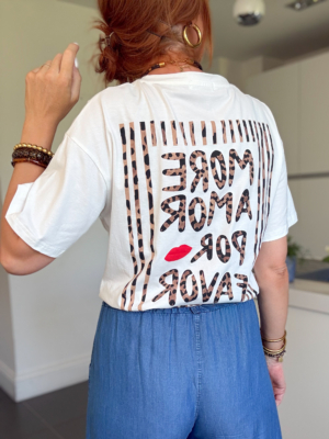 More amor por favor tee shirt