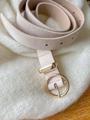 Ceinture blanc cassé