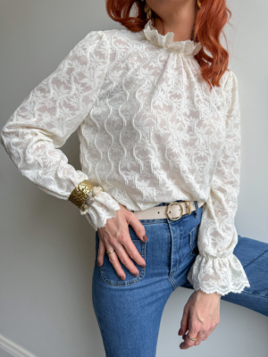 Aria blouse blanche