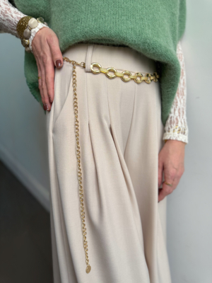 Ceinture bijoux dorée