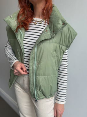 Dani doudoune vert amande
