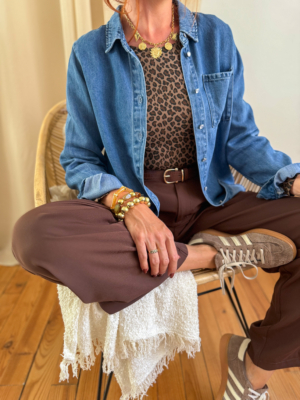 Lalie chemise en jean fluide