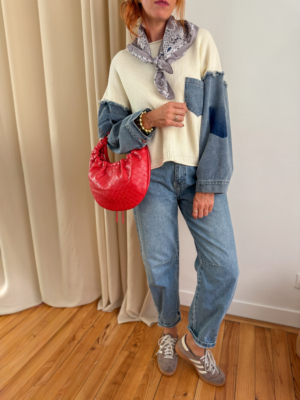 Ben sac tressé rouge