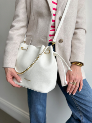 Sac bourse blanc