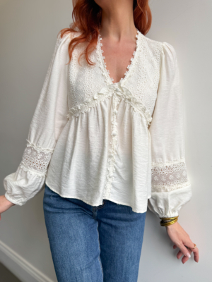 Lisie blouse écrue