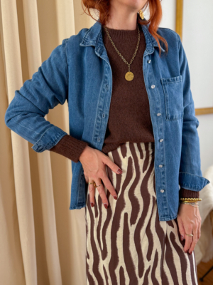 Lalie chemise en jean fluide