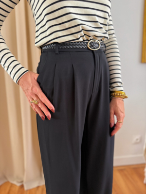 Dino pantalon fluide noir