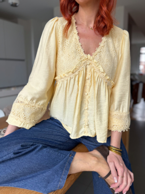 Lisie blouse citron