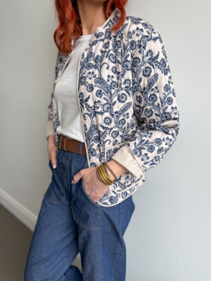 Clara veste matelassée imprimée