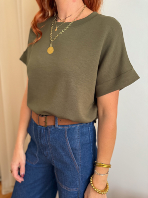 Hali tee shirt kaki