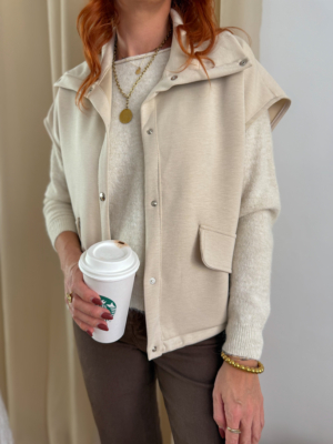 Loan gilet sweat sans manches