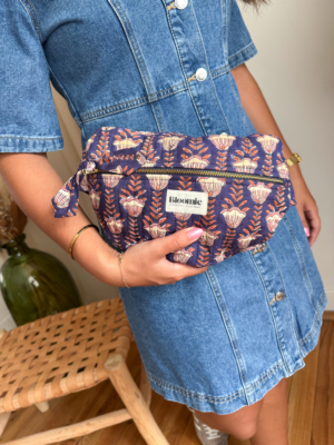 Sac banane création SIMONE marine