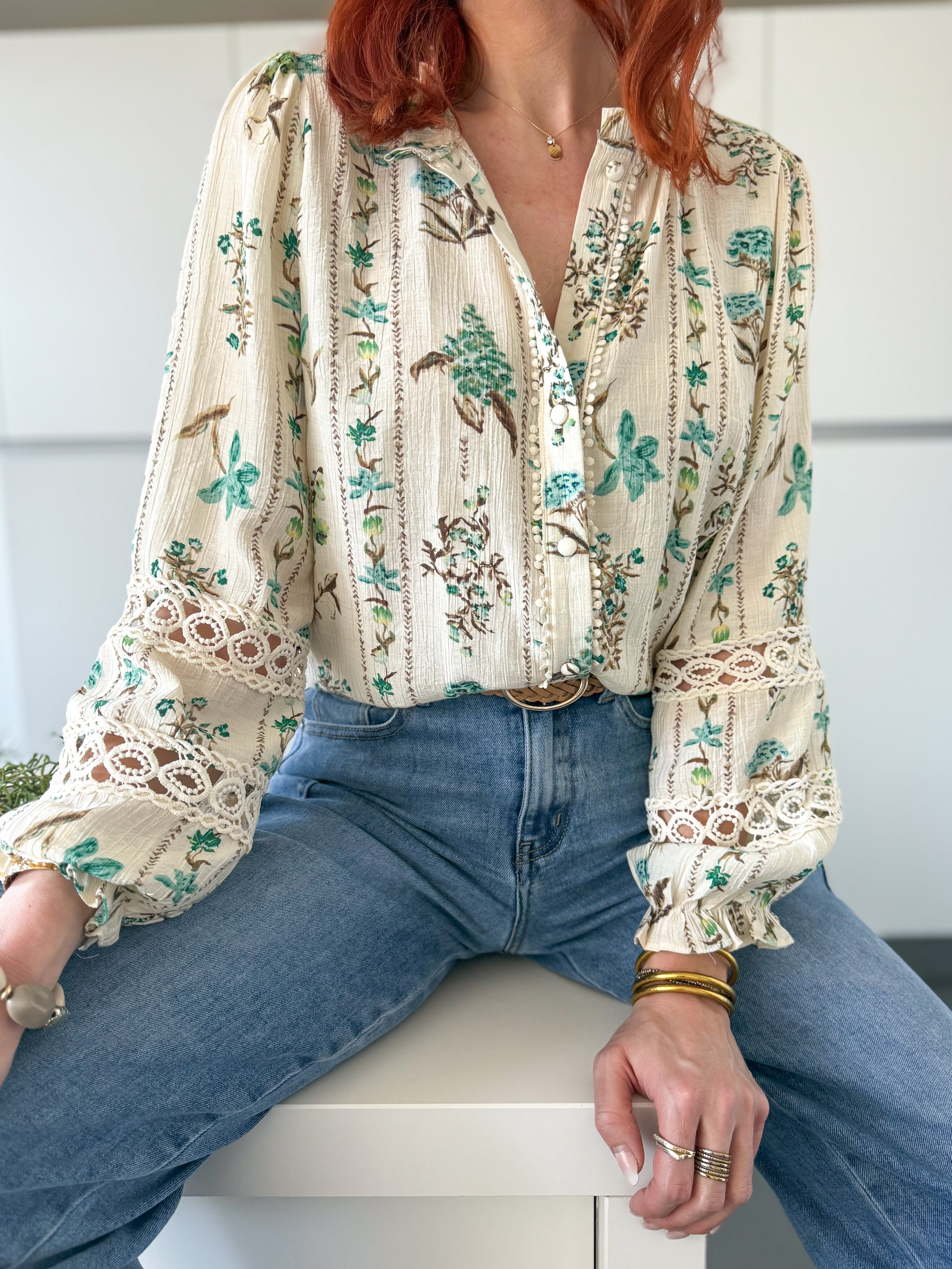 Celesta blouse fleurie