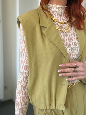 Loïc veste sans manches olive