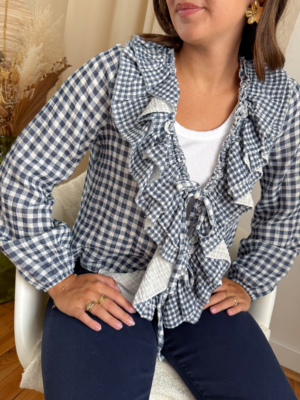 Auguste blouse vichy
