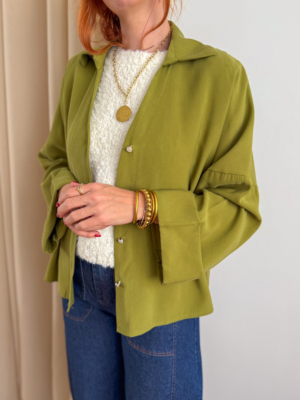 Alba chemise fluide olive