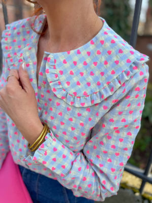 Kiara chemise à cœurs