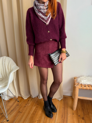 Gary gilet bordeaux