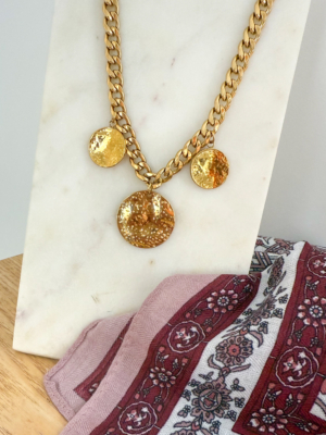 Collier chaine 3 pièces