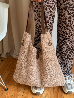 Sac moumoute beige