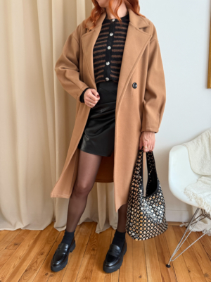 Abel manteau camel