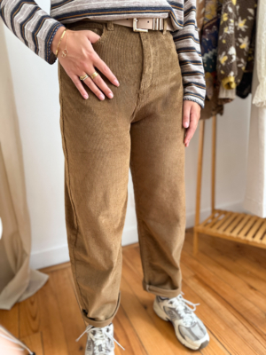 Dani pantalon ballon velours