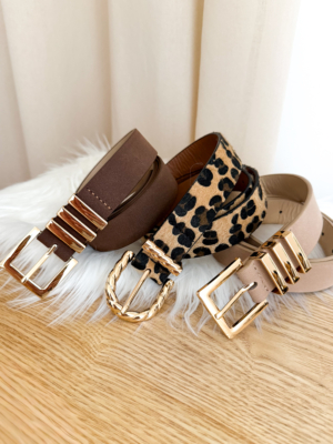 Noélie ceinture léopard