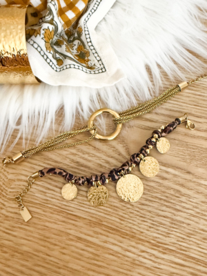 Bracelet léo 5 breloques