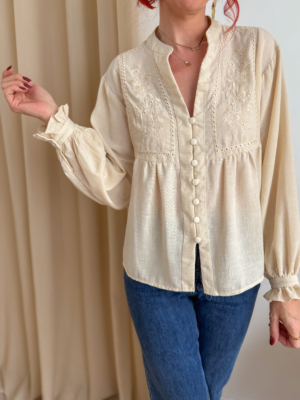 Zélie blouse écrue